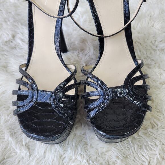 Alevi Milano Caterina Leather Stilletto Pumps Heels 38.5/8.5 - Picture 6 of 13